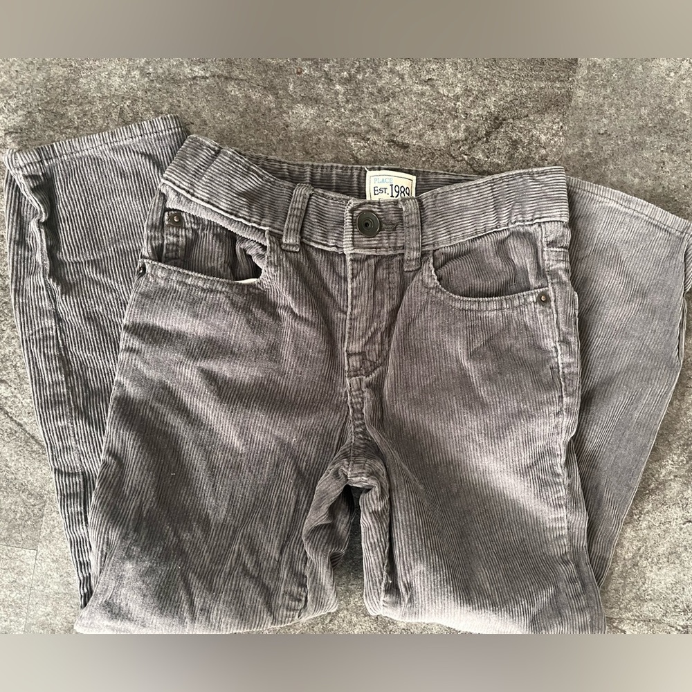 Grey Corduroy Pants